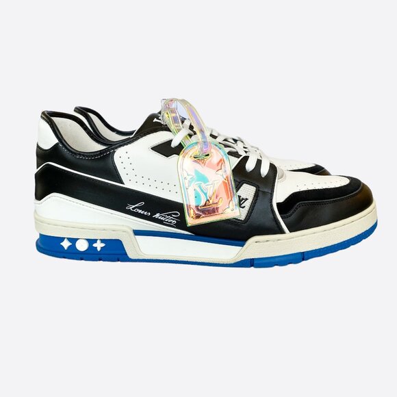 Louis Vuitton Black & White Prism Trainers - Picture 1 of 8